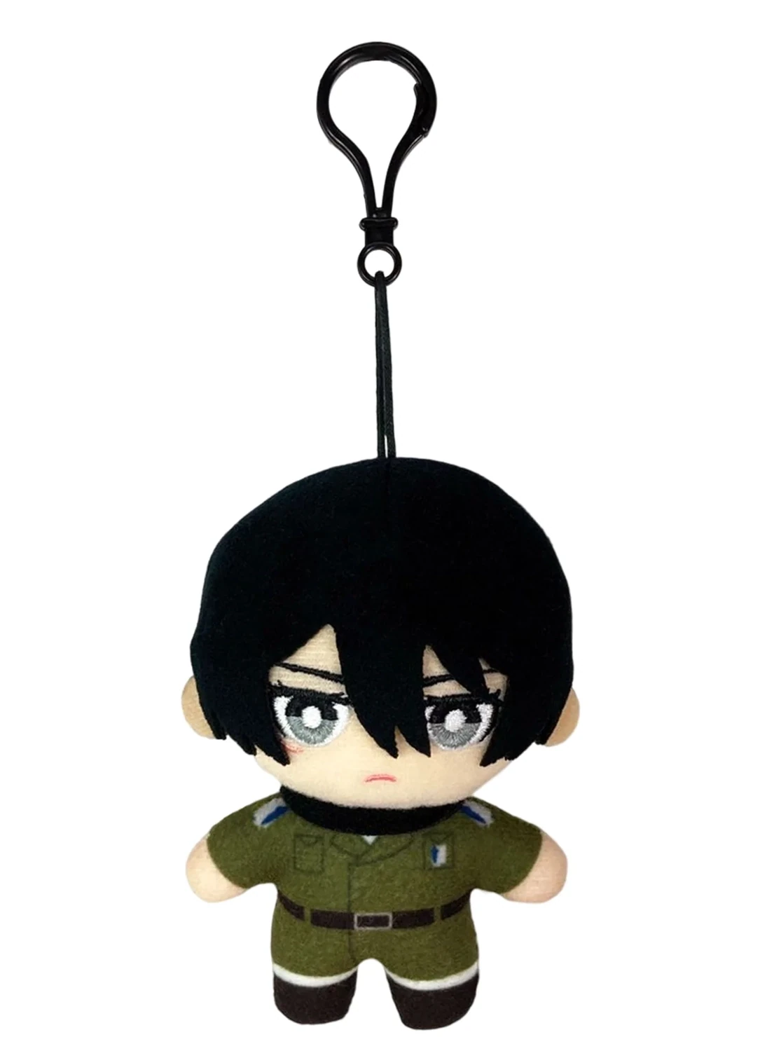 Attack On Titan (Manga) | Mikasa Ackerman (Chibi) - Survey Corps Uniform | Plush Keychain
