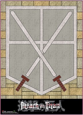 Attack On Titan | Training/Cadet Corps Insignia | Wall Scroll