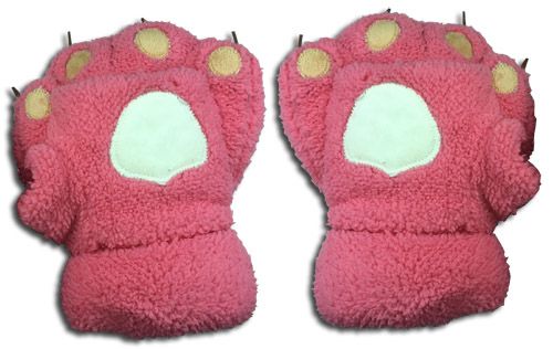 Miscellaneous | Pink Paw | Plush Gloves