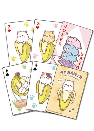 Bananya | Main Characters | Playing Cards