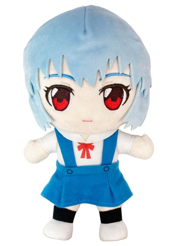 Rebuild Of Evangelion | Rei Ayanami - School Uniform | 8'' Adjustable Plush