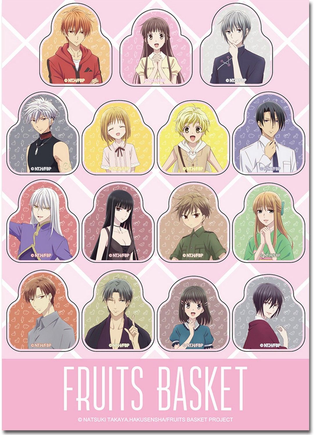 Fruits Basket (2019) | Group 1 | Sticker Set