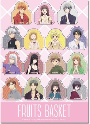 Fruits Basket (2019) | Group 1 | Sticker Set
