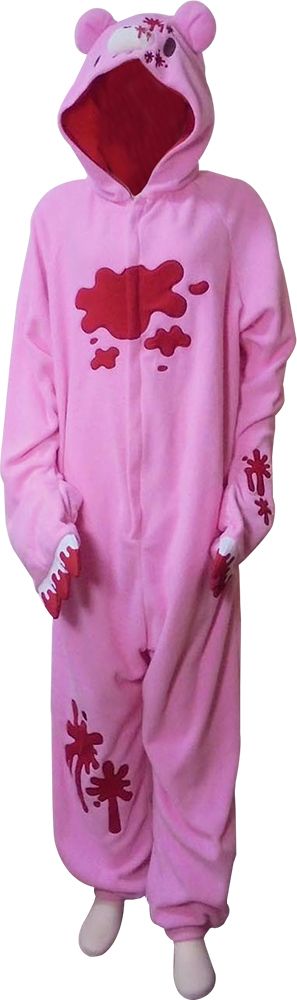 Gloomy The Naughty Grizzly | Gloomy Bear - Pink Kigurumi | Cosplay Onesie Pajamas