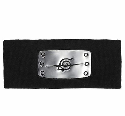 Naruto | Leaf Village Logo - Scratched | Cosplay Headband Naruto | Leaf Village Logo - Scratched | Cosplay Headband