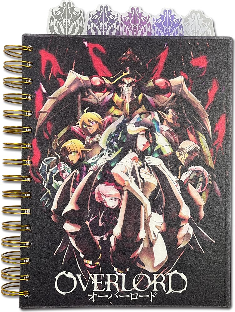 Overlord - S1 | Ainz Ooal Gown & Overseer Albedo | Tabbed Notebook Overlord - S1 | Ainz Ooal Gown & Overseer Albedo | Tabbed Notebook