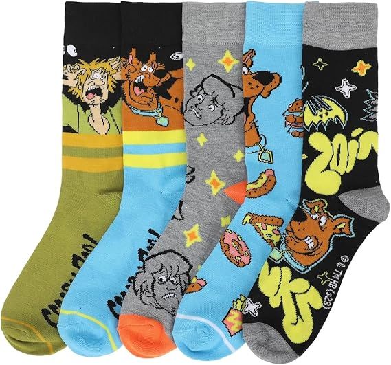 Scooby-Doo | Scooby-Doo & The Gang | 5-Pk Crew Socks