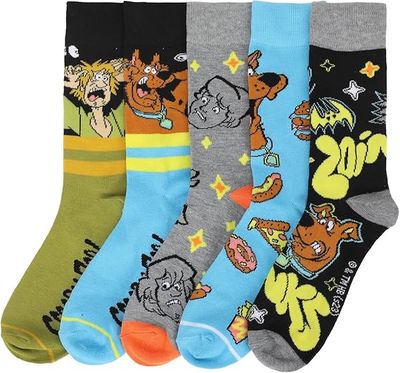 Scooby-Doo | Scooby-Doo & The Gang | 5-Pk Crew Socks Scooby-Doo | Scooby-Doo & The Gang | 5-Pk Crew Socks