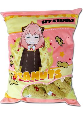 Spy X Family | Peanuts/Anya's Favorite Snack | 6-Pc Pillow & Plush Set