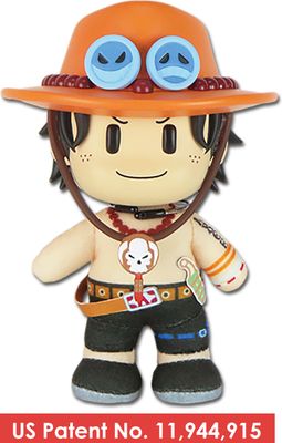 One Piece | Portgas D. Ace | 4.5'' Figurekey Plush