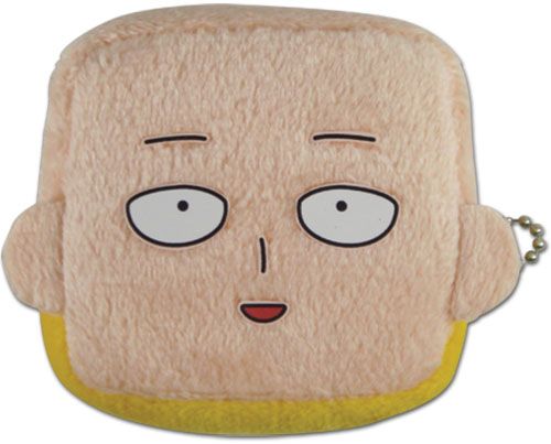 One-Punch Man | Saitama's Face | Plush Cube Coin Purse