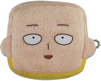 One-Punch Man | Saitama's Face | Plush Cube Coin Purse