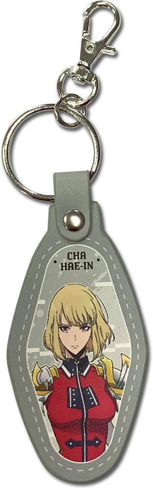 Solo Leveling | Cha Hae-In | PU Leather Keychain
