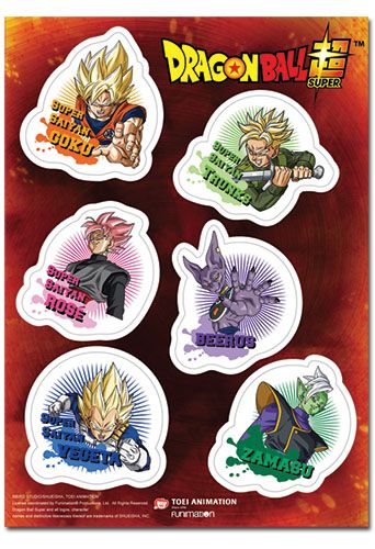 Dragon Ball Super - Trunks Saga | Dragon Ball Super | Sticker Set