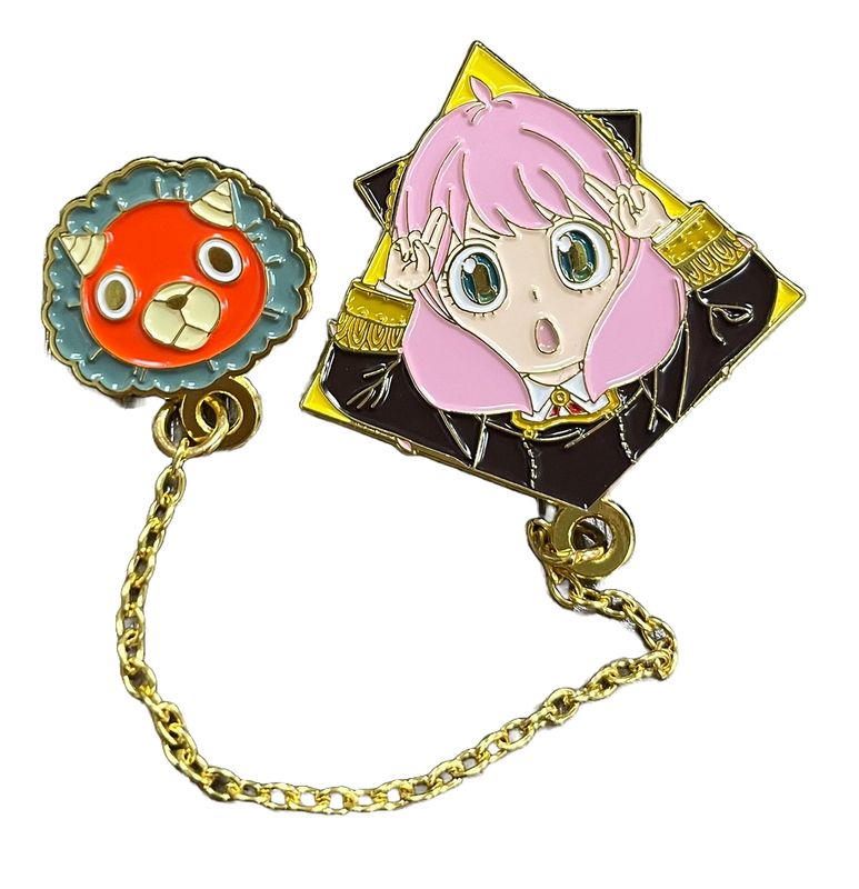 Spy X Family | Anya & Her Doll/Chimera | Chain Pinsart Pin