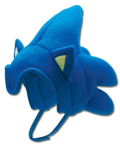 Sonic | Sonic The Hedgehog's Head - Fleece Cap | Cosplay Attire