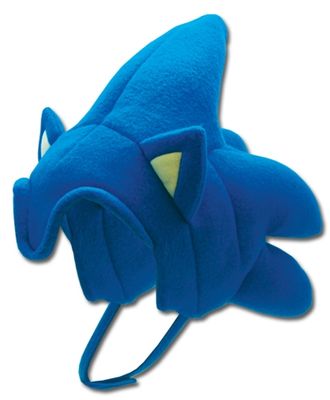 Sonic | Sonic The Hedgehog's Head - Fleece Cap | Cosplay Attire
