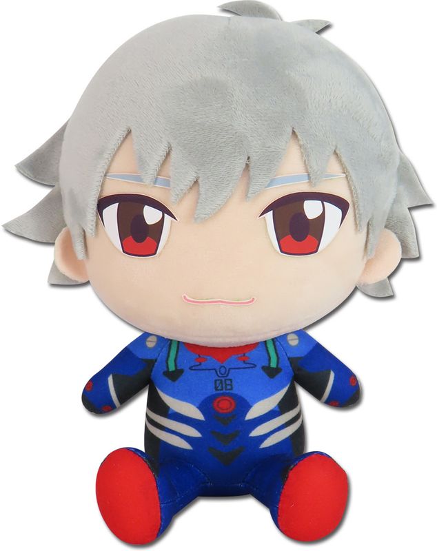 Evangelion New Movie - Kaworu Sitting Plush 7'' H