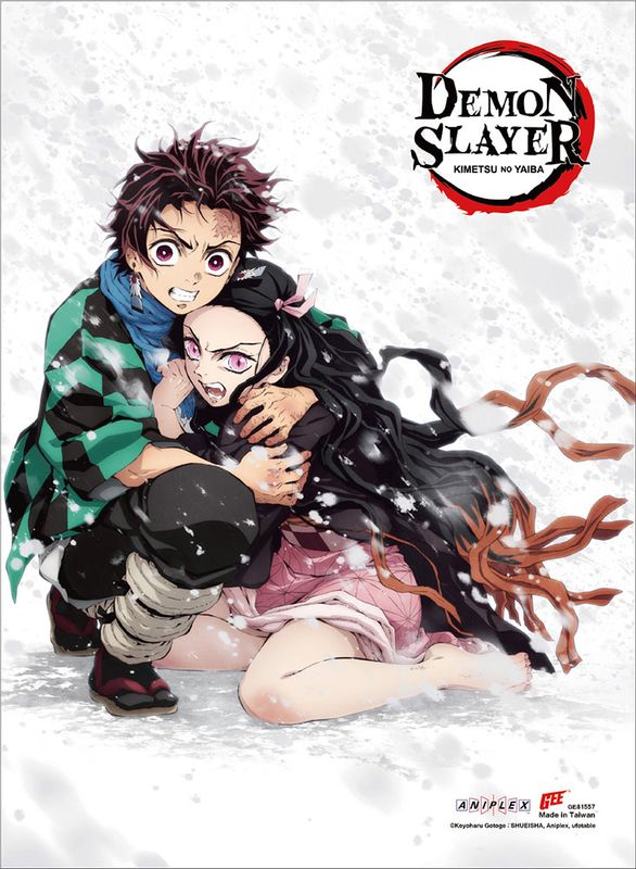 Demon Slayer | Tanjiro & Nezuko - Key Art | Wall Scroll