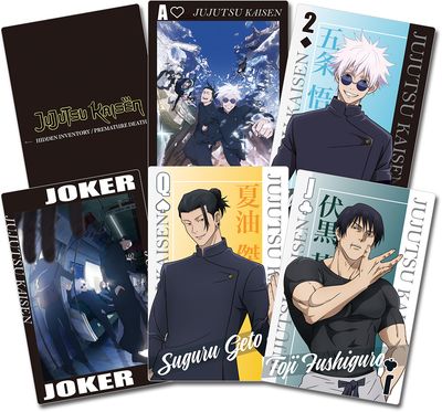Jujutsu Kaisen - Hidden Inventory/Premature Death | Main Characters | Playing Cards