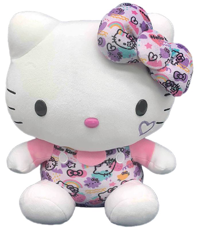 Hello Kitty - 12 In Plush Colorful Graffiti Kt