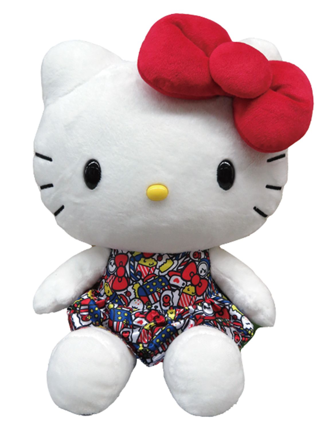 Hello Kitty - 12 In Plush Pattern Kt