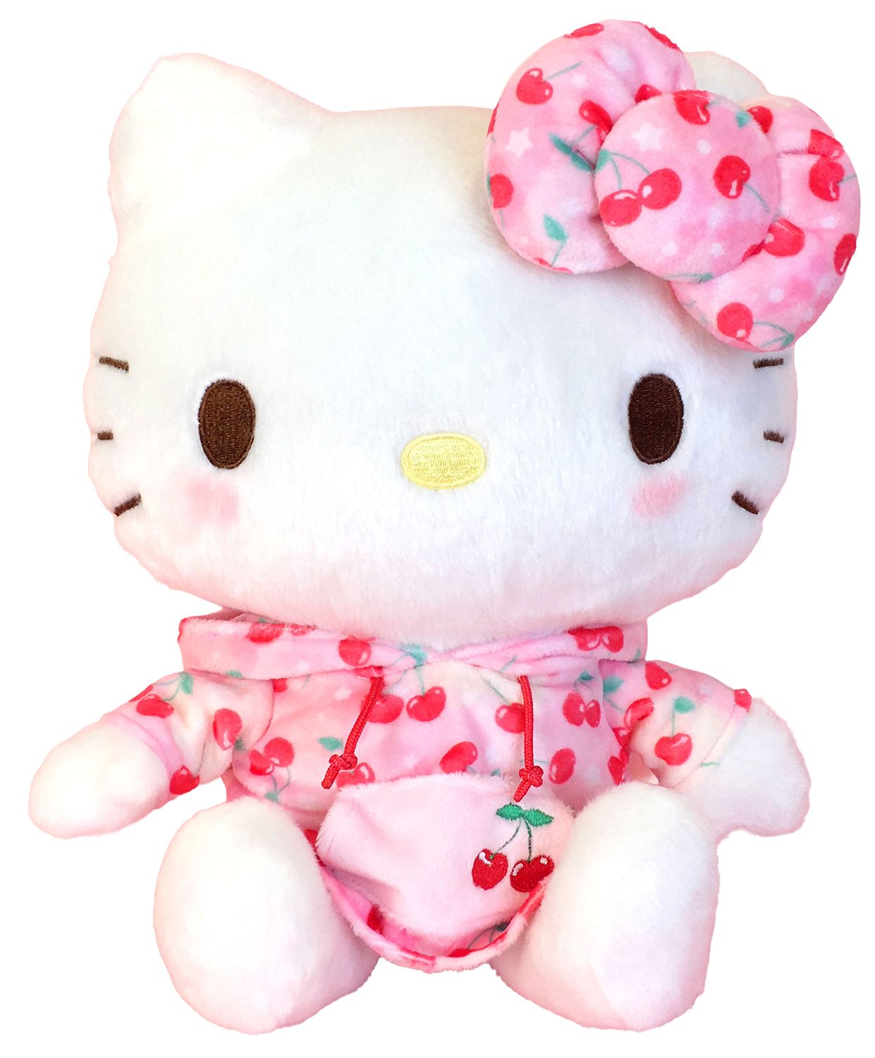 Hello Kitty - 10 In Plush Fruit Hoodie Kt
