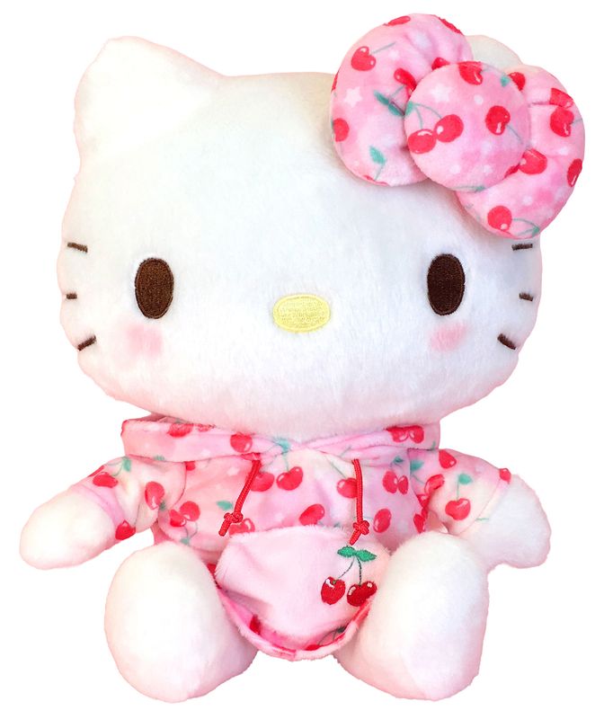 Hello Kitty - 10 In Plush Fruit Hoodie Kt