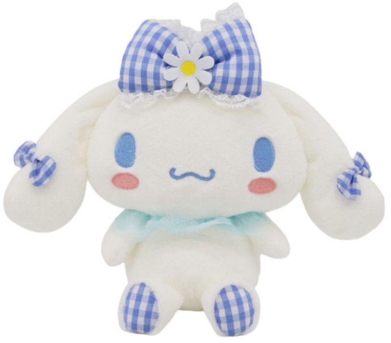 Hello Kitty - 9 In Plush W/Wing Gingham Cn