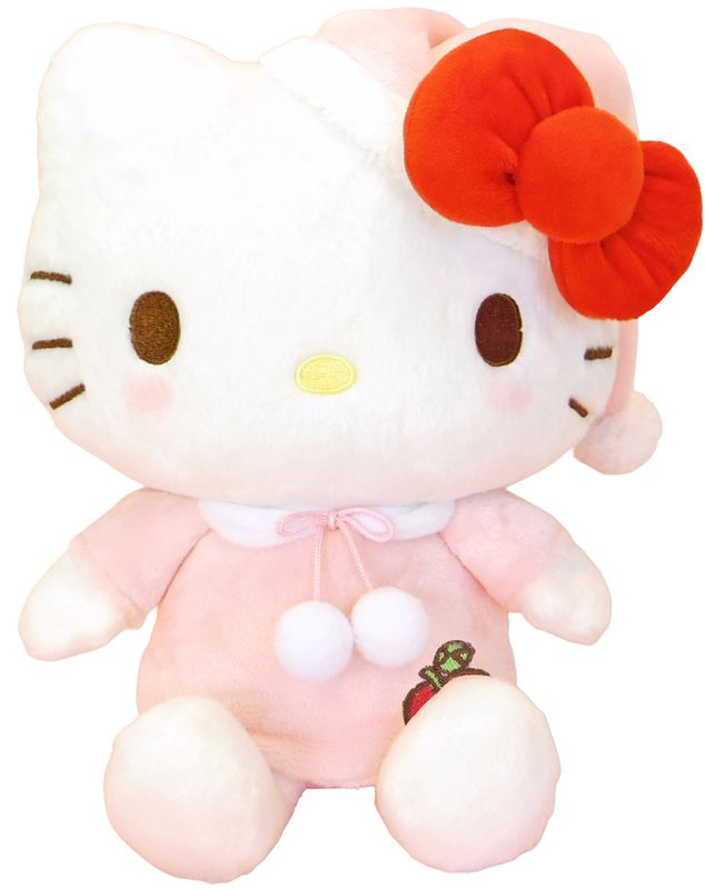 Hello Kitty - 10 In Plush Fluffy Pajama Kt
