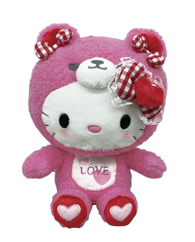 Hello Kitty - 8 In Loving Teddy Bear Pink Kt