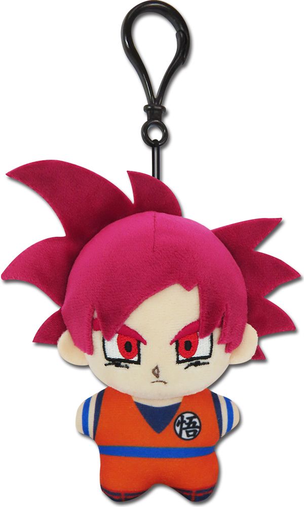 Dragon Ball Super | Goku Son (Super Saiyan God Form) | 4'' Starfish Plush