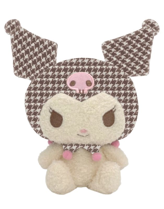 Hello Kitty - 7 In Plush Ku Houndstooth