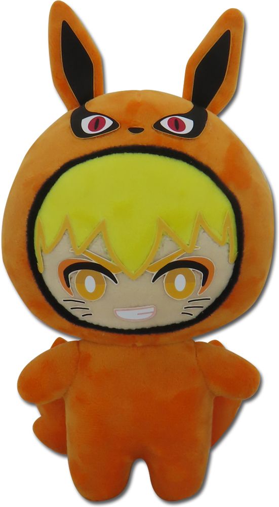 Naruto Shippuden | Naruto (Chibi) - Nine-Tails-Form Kigurumi | 6'' Plush