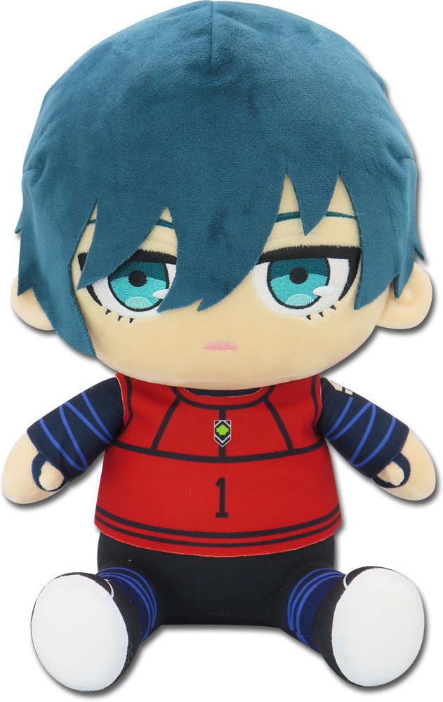 Blue Lock (Manga) | Itoshi Rin - Team Red Uniform | 12'' Sitting Plush