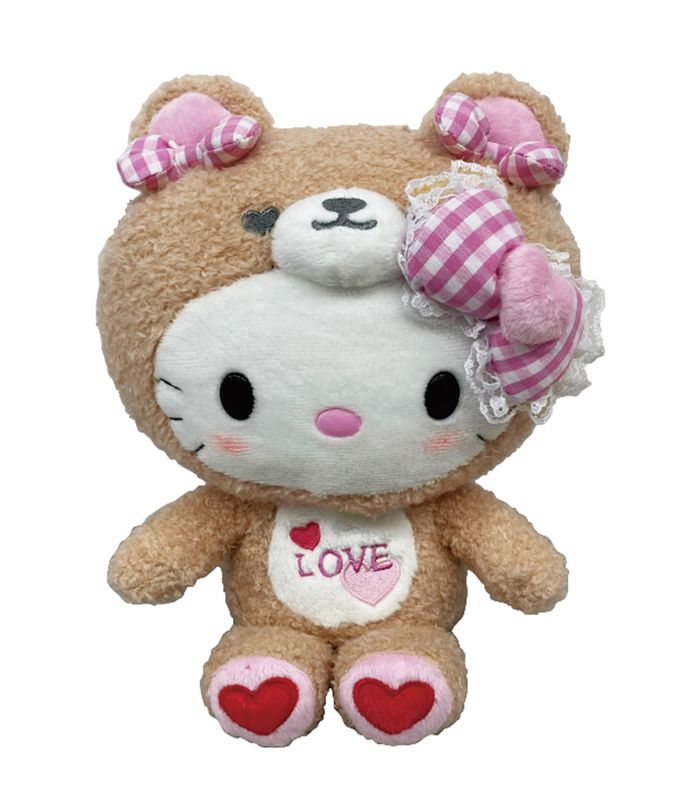 Hello Kitty - 8 In Loving Teddy Bear Brown Kt