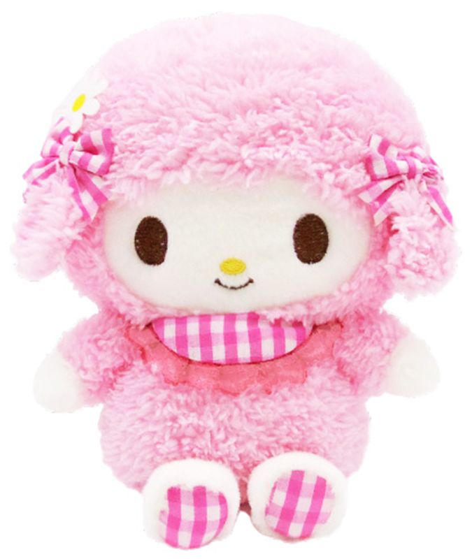 Hello Kitty - 8 In Plush W/Wing Gingham Mp