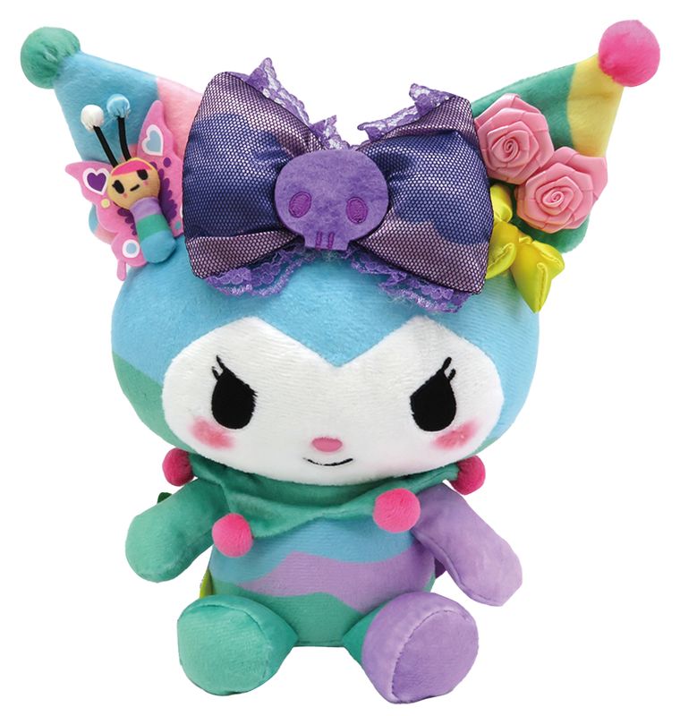 Hello Kitty - 8 In Plush Black Ribbon Tokidoki Ku