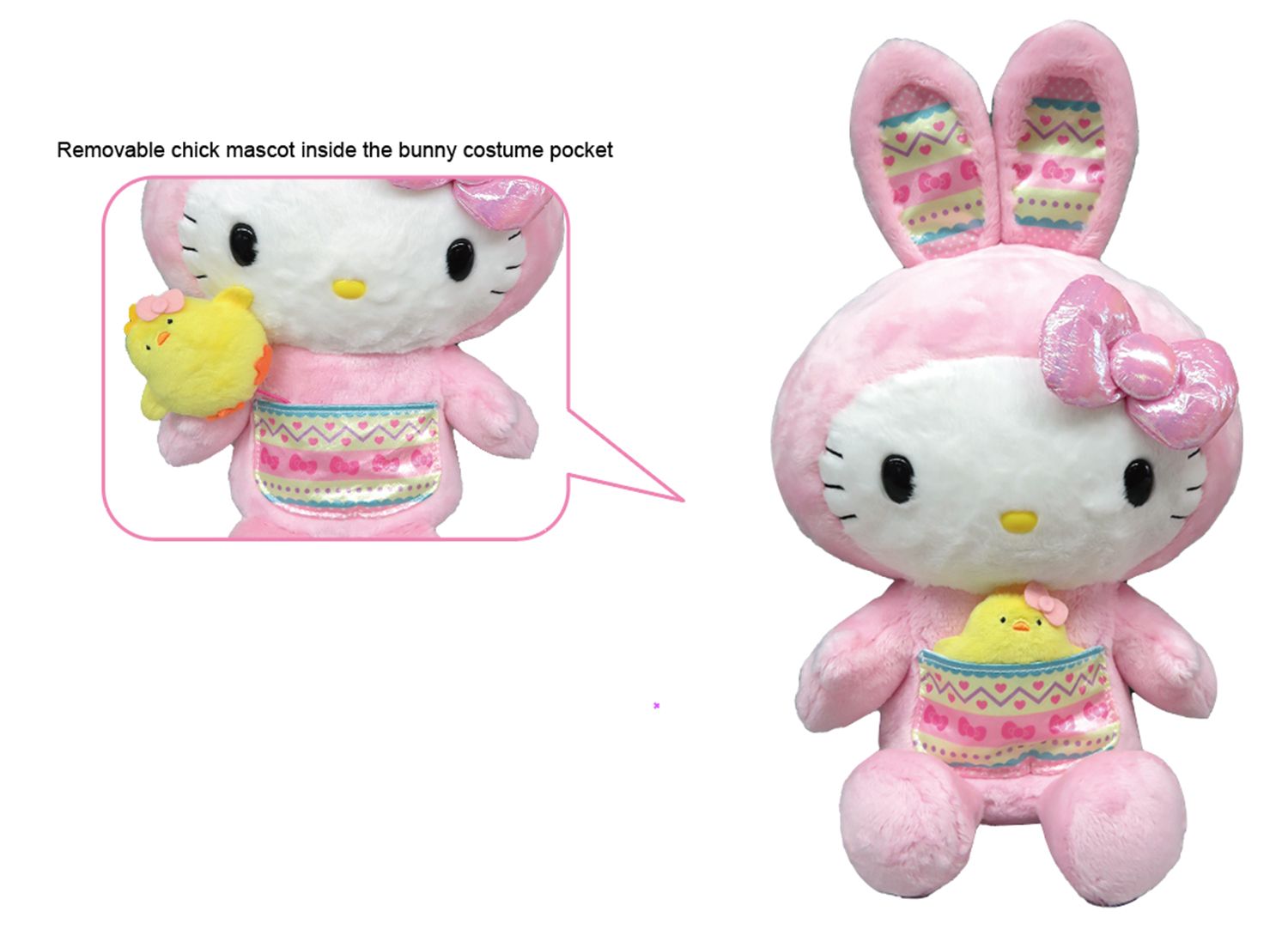 Hello Kitty - 10 In Plush Rabbit Kt