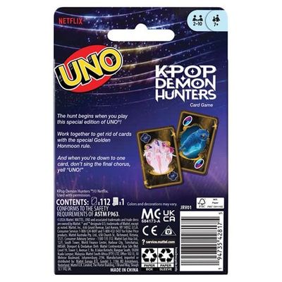 KPop Demon Hunters | Main Characters | UNO Card Deck