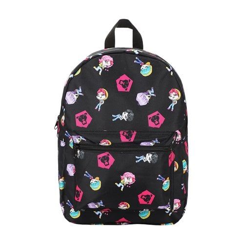 KPop Demon Hunters | Saja Boys Members (Chibi) | 16.5'' Black Mini-Backpack