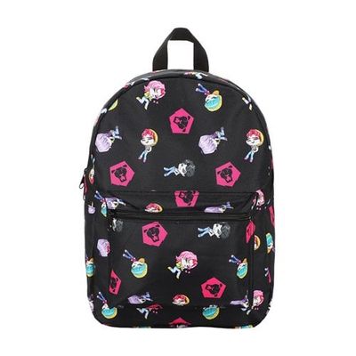 KPop Demon Hunters | Saja Boys Members (Chibi) | 16.5'' Black Mini-Backpack