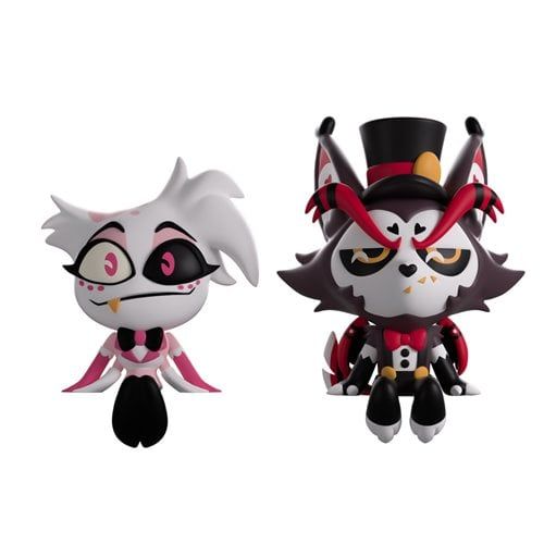 Hazbin Hotel | Angel Dust & Husk | 2'' 2-Pc Monitor Buddies #10 Vinyl Figure Set