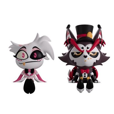 Hazbin Hotel | Angel Dust & Husk | 2'' 2-Pc Monitor Buddies #10 Vinyl Figure Set