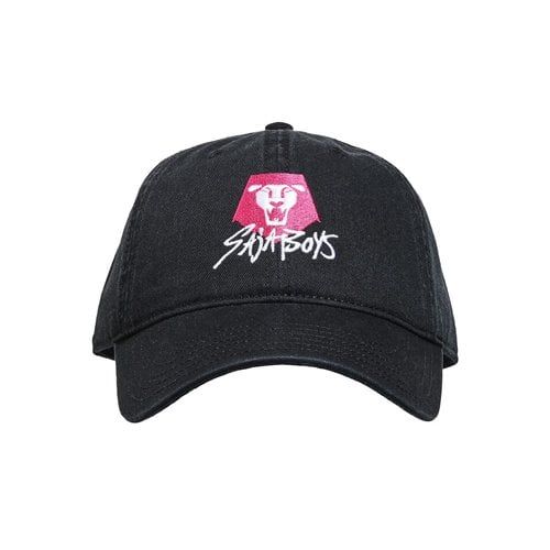 KPop Demon Hunters | Saja Boys Logo (White & Pink) | Black Hat