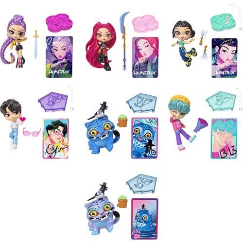 KPop Demon Hunters | Huntrix Members, Jinu, Derpy & Sussie, or Baby  | 3.5'' Figurine Blind Box