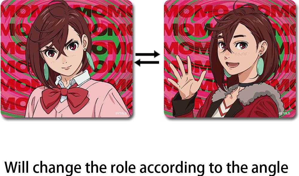 Dan Da Dan | Momo Ayase | Lenticular Car Decal