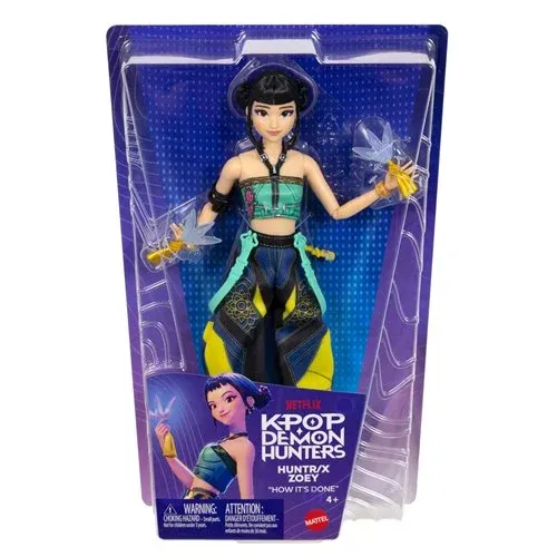 KPop Demon Hunters | Zoey - Huntr/x ''How It's Done'' Attire | Mattel Figurine Doll