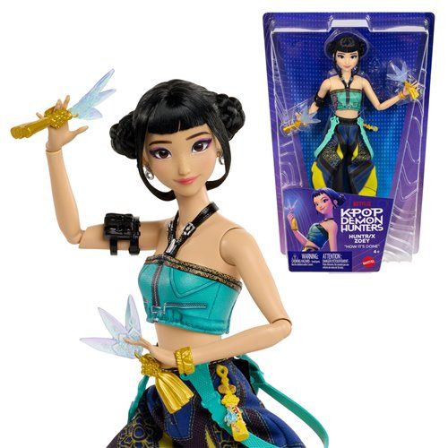 KPop Demon Hunters | Zoey - Huntr/x ''How It's Done'' Attire | Mattel Figurine Doll