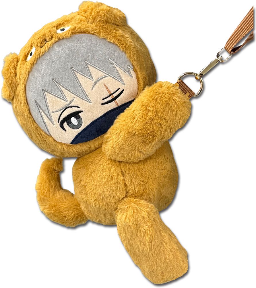 Naruto | Kakashi Hatake (Chibi) - Tan Dog Kigurumi | 10'' Plush Shoulder Bag